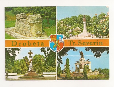RF43 -Carte Postala- Drobeta Tr. Severin, circulata 1977 foto