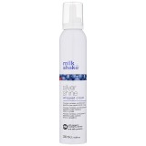 Milk Shake Silver Shine spumă cremoasă pentru păr blond neutralizeaza tonurile de galben 200 ml