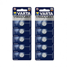 Baterii V13GA / AG13 / LR44 - Varta, 10buc