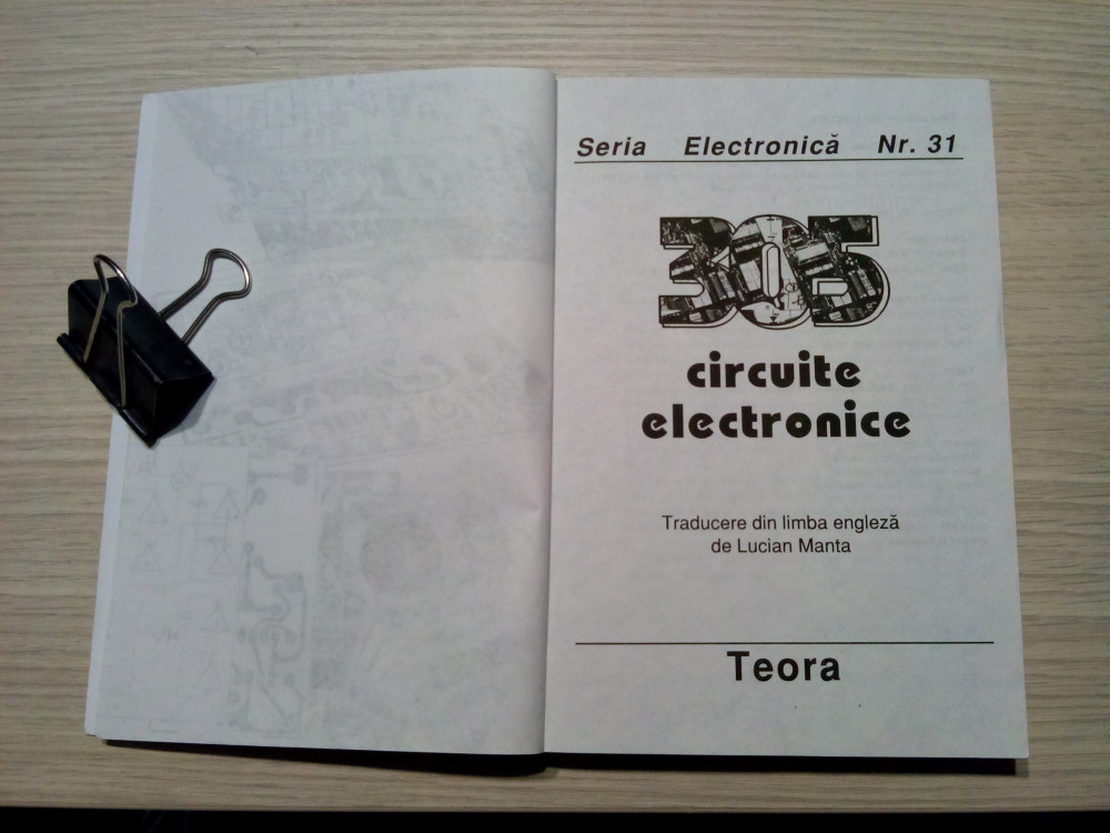 305 CIRCUITE ELECTRONICE - Lucian Manta (trad.) - 1998, 400 p., Alta  editura | Okazii.ro