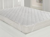 Protectie saltea matlasata Protecta by Coneltex, dimensiuni 180x200 cm, dreptunghiulara, densitate 100 g/mp, umplutura fibra siliconizata antialergica