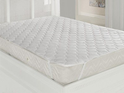 Protectie saltea matlasata Protecta by Coneltex, dimensiuni 140x200 cm, dreptunghiulara, densitate 100 g/mp, umplutura fibra siliconizata antialergica foto
