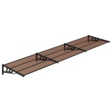 Copertina de usa, negru, 358,5x90 cm, policarbonat