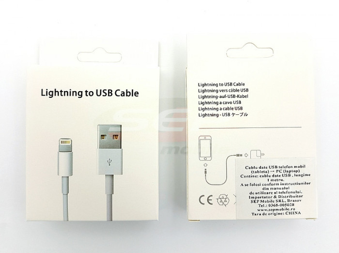 Cablu date iPhone 5 / 5C / 5S / 6 / iPad mini