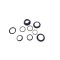 Set cuvete FSA No.10P, 1 1/8, cu H2246A, 15 mm, negru lucios Ultimate FactoryBikes