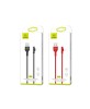 Cablu Date Usams Right Angle US-SJ260 U15 iPhone 5, 5S, 5C, 6, 6S, 7, 7 Plus Rosu