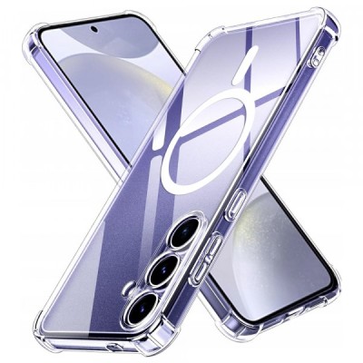 Husa MagSafe pentru Samsung Galaxy S24+ S926, Techsuit, Shockproof, Transparenta foto