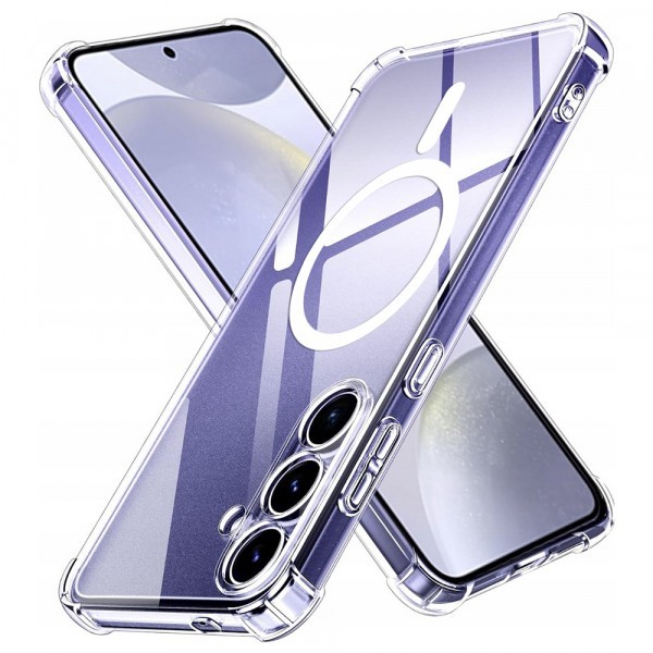 Husa MagSafe pentru Samsung Galaxy S24+ S926, Techsuit, Shockproof, Transparenta