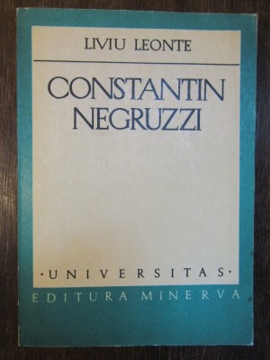 Liviu Leonte - Constantin Negruzzi foto