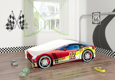 Pat Tineret MyKids Race Car 05 Red-160x80 GreatGoods Plaything foto