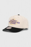 Mitchell&amp;Ness sapca NBA LOS ANGELES LAKERS culoarea bej, cu imprimeu