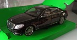 Macheta Mercedes-Benz S-Class 2015 W222 negru - Welly 1/24