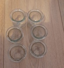 Set de ventuze traditionale din sticla groasa