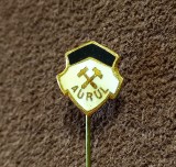 Insigna fotbal - &quot;AURUL&quot; BRAD (varianta 1)