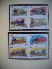 HOPCT TIMBRE MNH 937 STAFFA SCOTIA -8 VAL-LOCOMOTIVE-TRENURI-TREN foto