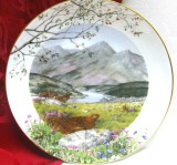 FARFURIE DECORATIVA PORTELAN ENGLEZESC ROYAL WORCESTER FRANKLIN PORTELAN EDITIE LIMITATA ANUL 1979
