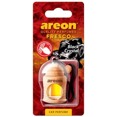 Odorizant auto, sticluta, Areon Fresco, Black Crystal, 4 ml foto