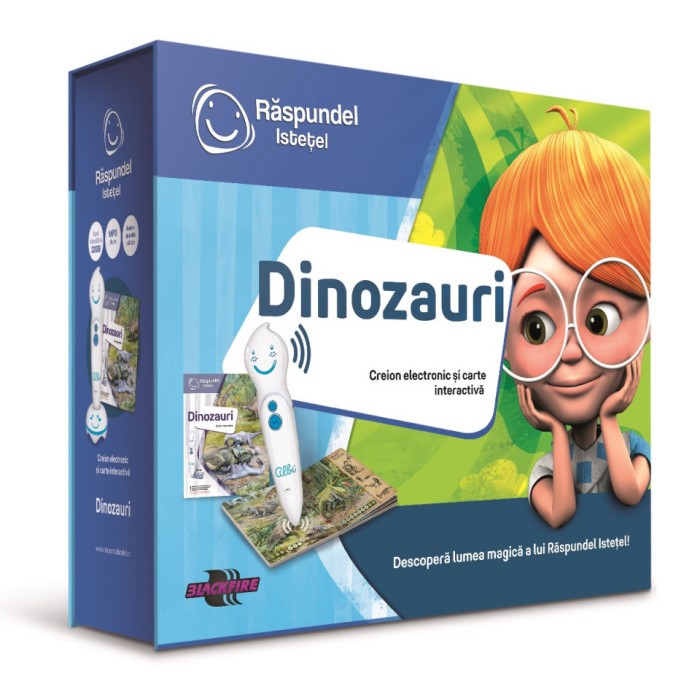 Pachet Raspundel Istetel, creion si carte Dinozauri