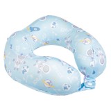 Perna de Calatorie Bleu Spatiu Memory Foam pentru Copii, Tropical Tucan, 22x22x8cm