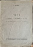 Fileb sau despre supremul bine: introducere la un dialog platonic &ndash; St. Bezdechi