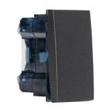 &Icirc;ntrerupător Simplu 1M 10A ELBI Moda Voice Modular Modern, Design Elegant Pentru Iluminat Interior, Montaj &Icirc;ngropat Standard Italian, Fiabil 230V