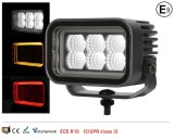 Cumpara ieftin Proiector LED Halogen 42W - Alb, Lumina difuza cu lumina DRL galbena si rosie 12-24V