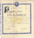 PM497N Diplomă de bacalaureat, 1972, Reșița