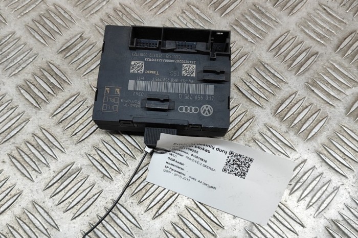 Modul de control ușă dreapta față AUDI A4 8K2, B8 2013 OEM: 4F0959795Q,8K0959795F 21758222