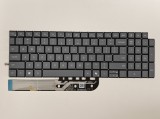Tastatura Laptop, Dell, 16 Plus DB16250, P135F, P135F001, iluminata, albastru gri, layout US