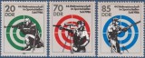 DDR 1986 - Tir sportiv, serie neuzata