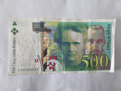 Franta 500 Francs 1994 foto