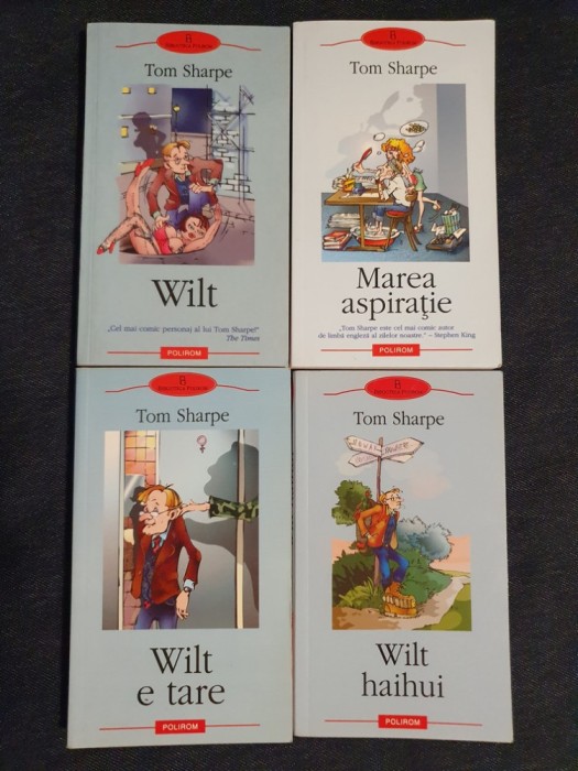 Tom Sharpe &ndash; Wilt, Wilt e tare, Marea aspiratie, Wilt haihui (4 vol.)