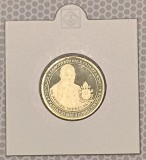 50 BANI 2019 VIZITA PAPEI - UNC, IN CARTONAS