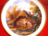 FARFURIE DECORATIVA PORTELAN DECOR MOARA DE APA 23 CM