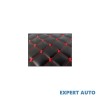 Covor auto imitatie piele dedicat camion scania r 2016, doua locuri pneumatice,cutie automata negru/rosu cod:lux-863 Alta marca Alt model #7
