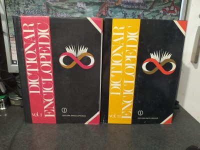 Dicționar enciclopedic rom&amp;acirc;n, vol. 1-2 I-II ed. Enciclopedică, București 1993-1996, 183 foto