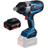 Bosch GDS 18V-1050 H + GBA - Masina de insurubat cu impact patrat 3/4 inch 1050 Nm M10-M24 + Acumulator Li-Ion 18 V 5 Ah
