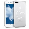 Husa pentru Apple iPhone 8 Plus/iPhone 7 Plus, Silicon, Alb, 45352.01, Carcasa