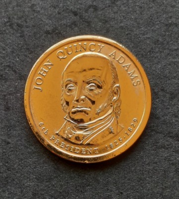1 $ &amp;quot;John Q. Adams&amp;quot; USA, 2008, litera P - G 4343 foto