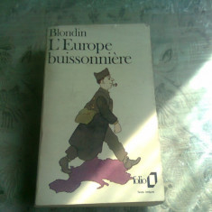 L'EUROPE BUISSONNIERE - BLONDIN (CARTE IN LIMBA FRANCEZA)