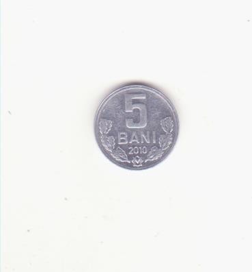 Moldova 5 bani 2010