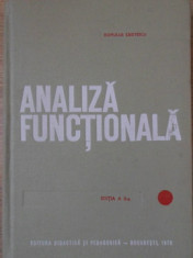 ANALIZA FUNCTIONALA-ROMULUS CRISTESCU foto