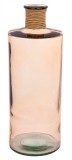 Cumpara ieftin Vaza flori sticla roz 35.5x42 cm