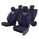 Cumpara ieftin Set Huse scaune auto piele si textil FORD Ecosport 2018 - 2024 (Albastru)