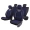 Set Huse scaune auto piele si textil FORD Ecosport 2018 - 2024 (Albastru)