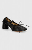 Proenza Schouler pantofi de piele Glove Mary Jane culoarea negru, cu toc drept, PS41261A