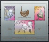 Slovenia 1998 242/44 bl 8 MNH - 100 de ani de la nasterea lui Leon Stukelj