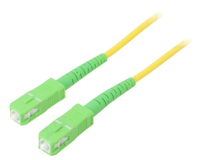 Cablu Patch Cord Fibră OS2 SC/APC 3m