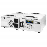 Stabilizator tensiune monofazat 6KW 6000W cu ServoMotor si 2 iesiri Schuko + ecran LCD cu valorile tensiunii, TED Electric, Oem