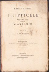 HST 704SPN Filippicele ... traducere de August Treboniu Laurian 1877 foto